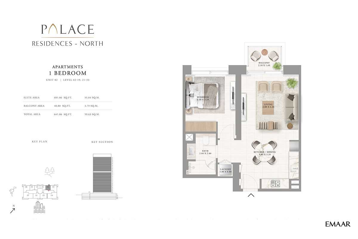 Unit 02, Level 02-19, 21-33